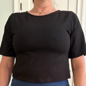 Ripley Radar Classic Black Women's Crop Top